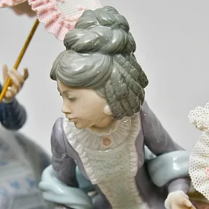Редкость! Большая Фарфоровая статуэтка «ТРИ СЕСТРЫ», Lladro Испания, 1986 год.