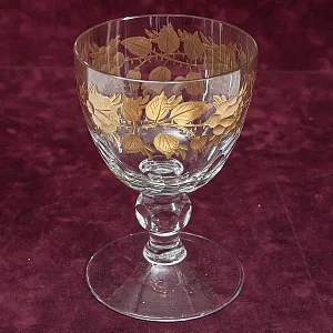 Антикварный Коллекционный Кубок - Бокал  - Ваза, Хрусталь JOSEPHINENHUTTE, Германия.
