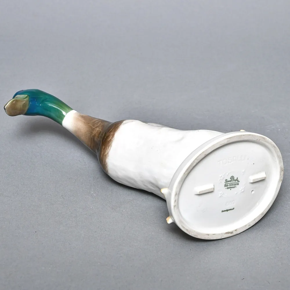 Птица - Фарфоровая Статуэтка «Утка - СЕЛЕЗЕНЬ», ROSENTHAL Германия -1956 год.