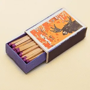 Памятный Сувенирый Набор - Хозяйственные Спички «Золотая Осень», СССР -1965 год. 