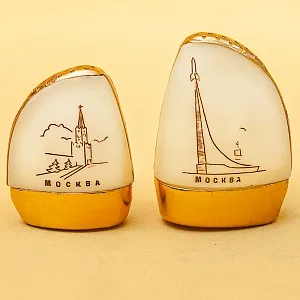 Винтажный Набор для специй «Солонка и Перечница» Москва, СССР - 60 гг.