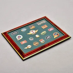 Коллекционное Подарочное Панно - Картина - Значки «День Автомобилиста», СССР вторая половина ХХ века.