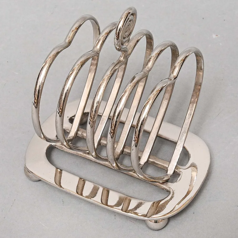 Винтажная Металлическая Подставка для Тостов «СЕРДЦЕ», Silverplate, SHEFFIELD Англия. 