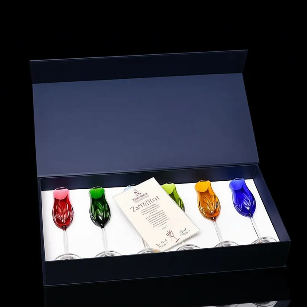 Редкость! Шесть Хрустальных Бокалов для Шампанского Limited Edition, NACHTMANN Германия конец ХХ века.