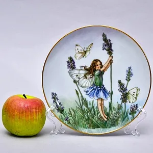 Коллекционная Тарелка «ФЕЯ ЛАВАНДЫ» Фарфор, Heinrich Villeroy&Boch Германия -80гг.