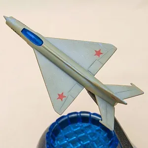 Оригинальный Сувенир -  Мелочевница - Пепельница «Самолёт МиГ-21» СССР  - 1976 год.