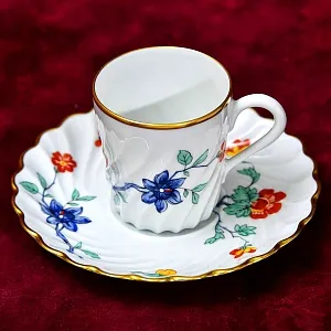 Коллекционная Фарфоровая Кофейная пара HAVILAND Limoges, Франция.