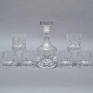 Набор для Виски - Графин и 6-ть Стаканов серия «BAUMBERG» Хрусталь, NACHTMANN Германия. 
