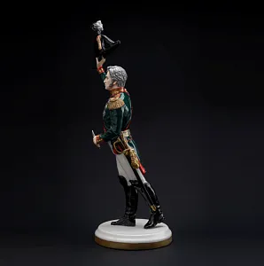 Коллекционная Авторская Статуэтка «Генералы Отечественной Войны 1812 года - Тормасов А.П.», фарфор, Россия.