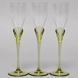 Рюмки из коллекции «Papyrus» - 6 шт., Хрусталь Rosenthal Studio Line, Германия - 1960 -1969 годы.