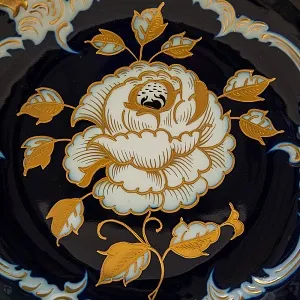 Коллекционное Сервировочное Блюдо «Золотая Роза» WALLENDORF, Германия -1963 год.