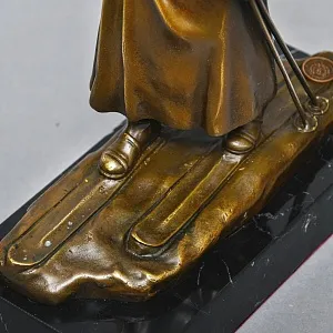 Авторская Бронзовая Статуэтка «Красноармеец в дозоре», Россия конец ХХ - начало ХХI веков. 