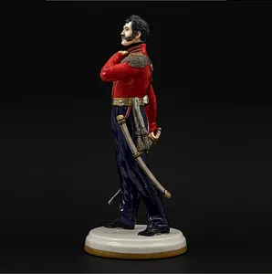 Коллекционная Авторская Статуэтка «Генералы Отечественной Войны 1812 года - Орлов-Денисов В.В.», фарфор, Россия. 