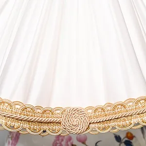 Настольная Электрическая Лампа - Светильник «Цветущий Гранат» Фарфор PORCELAIN DE PARIS, Франция.