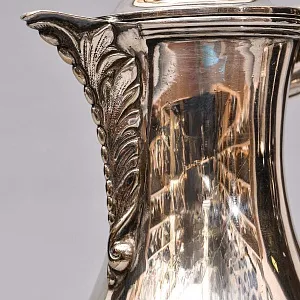 Винтажный Металлический Кофейник - Кувшин на 0,8 л. Silverplated, William Hutton&Sons Англия, начало ХХ века.