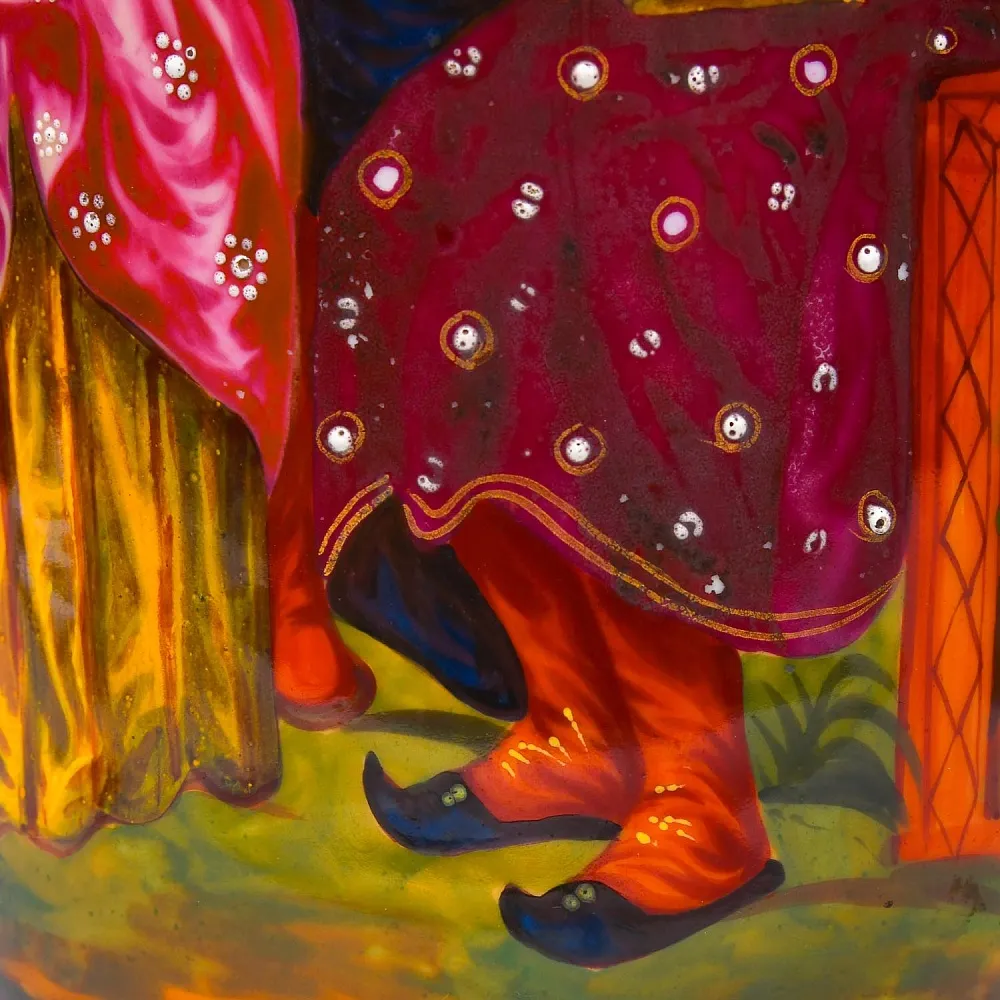 Редкие!!! Большие Антикварные Парные Вазы «Персидские мотивы», Франция VIEUX PARIS.