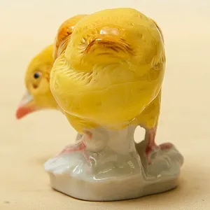 Коллекционная Фарфоровая статуэтка «Цыплёнок», Карл Энс / Karl Ens, Германия, 50-е гг.