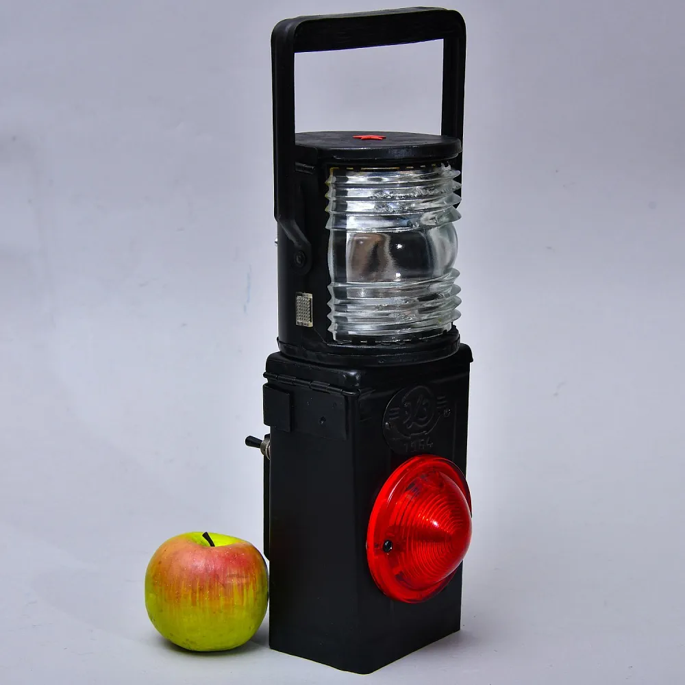 Винтажный Железнодорожный Сигнальный Вагонный Фонарь, СССР.