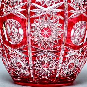 Хрустальная Шарообразная Ваза для цветов JOSKA BODENMAIS Германия конец 60-х гг.