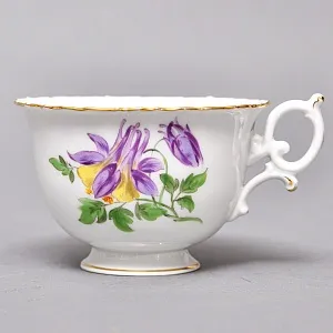 Фарфоровый Чайный Сервиз на 6-ть персон «Мейсенский букет», MEISSEN Германия, 1924 - 1934 годы.