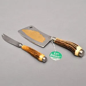 «Охота» - Набор для разделки дичи в деревянной коробке, Германия, Wickuler Solingen, 80 -е гг.