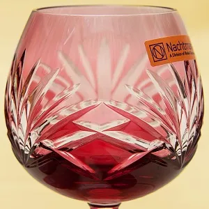 Набор для коньяка Графин и 6-ть Бокалов серия «NIERSTEIN» Цветной Хрусталь, NACHTMANN Германия.