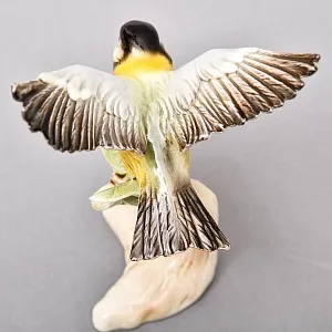 Коллекционная Фарфоровая статуэтка «Птица. Большая синица», Goebel Германия, 1979 - 1990 годы.