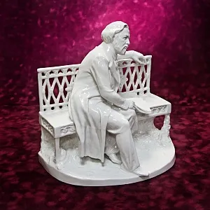 Редкость! Авторская Фарфоровая статуэтка «Композитор Михаил Иванович Глинка», СССР ЛФЗ.