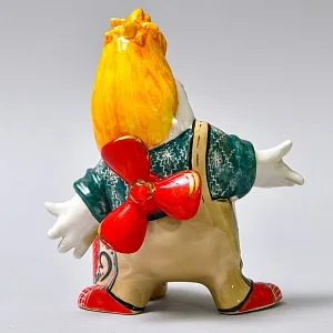 Авторская Коллекционная Фарфоровая Статуэтка «КАРЛСОН», Россия.