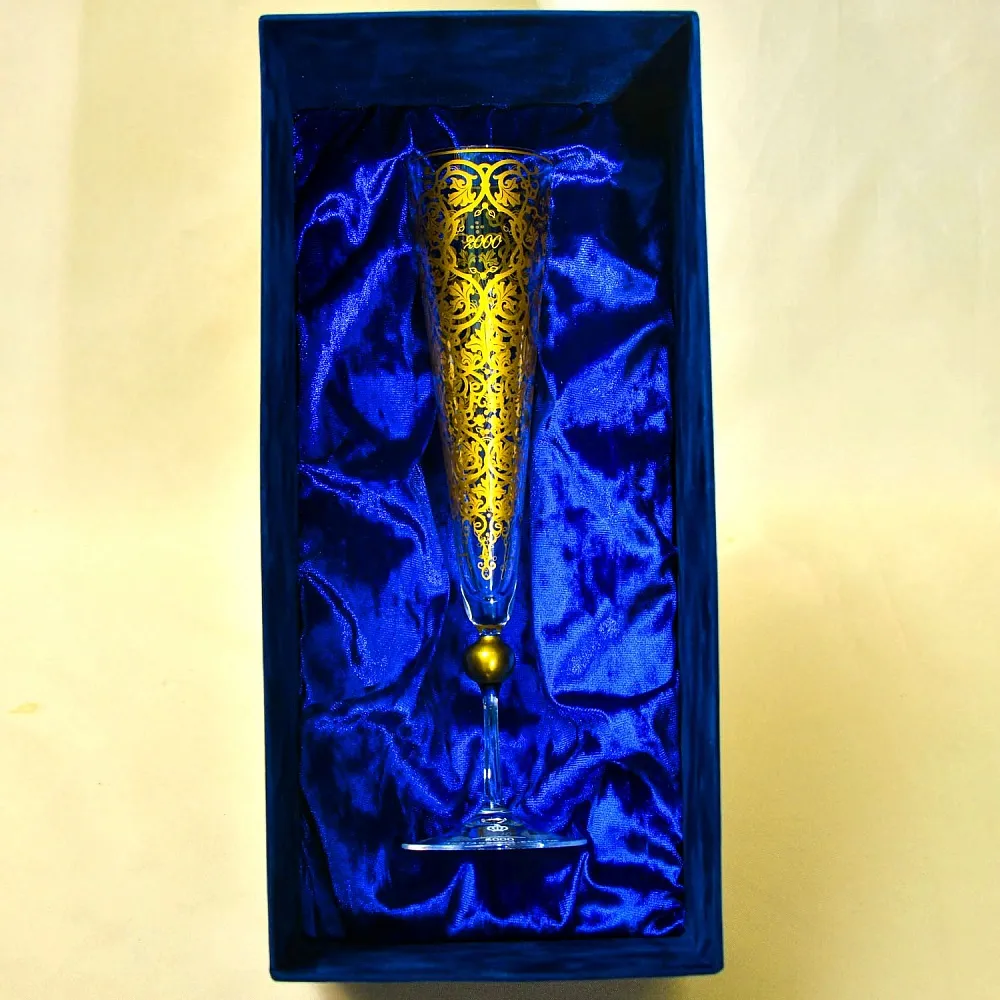 Эксклюзивный Коллекционный Бокал для Шампанского серия «Millenium - 2000», Theresienthal Германия.