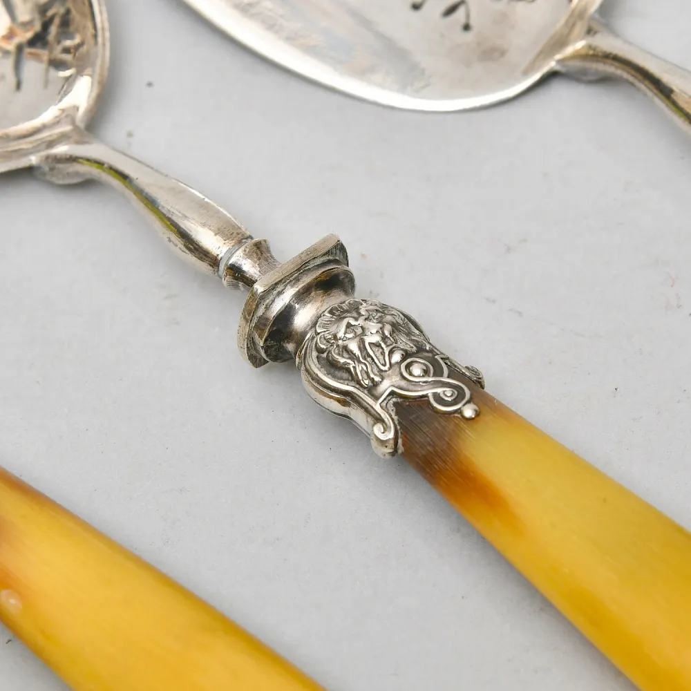 Винтажный Набор для Закусок - 4 предмета, Франция - первая половина ХХ века.