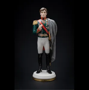 Коллекционная Авторская Статуэтка «Генералы Отечественной Войны 1812 года - Остерман-Толстой», фарфор, Россия. 