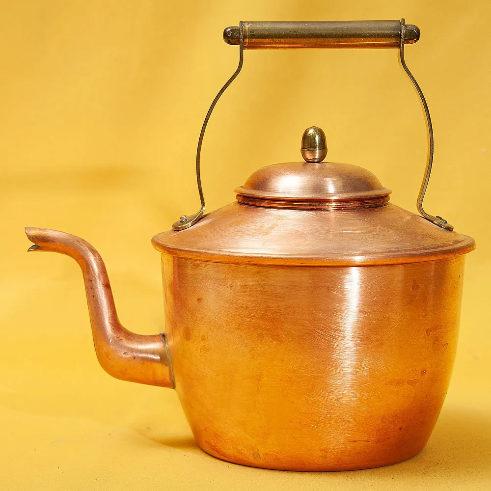 Винтажный Медный Чайник на 3 литра. Франция середина ХХ века.