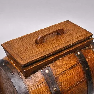 Старинная Антикварная Деревянная Маслобойка, Франция начало ХХ века.