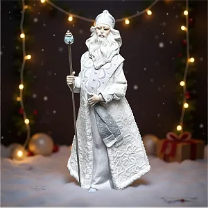 Редкость! Коллекционная Фарфоровая статуэтка «ДЕД МОРОЗ», Lladro Испания.