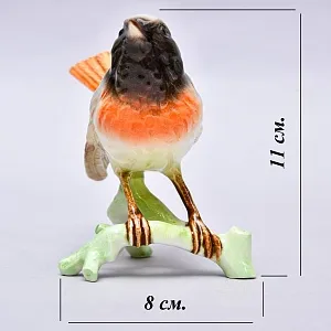 Коллекционная статуэтка «Птица. Горихвостка», Фарфор Goebel, Германия, 1979 - 1990 годы.