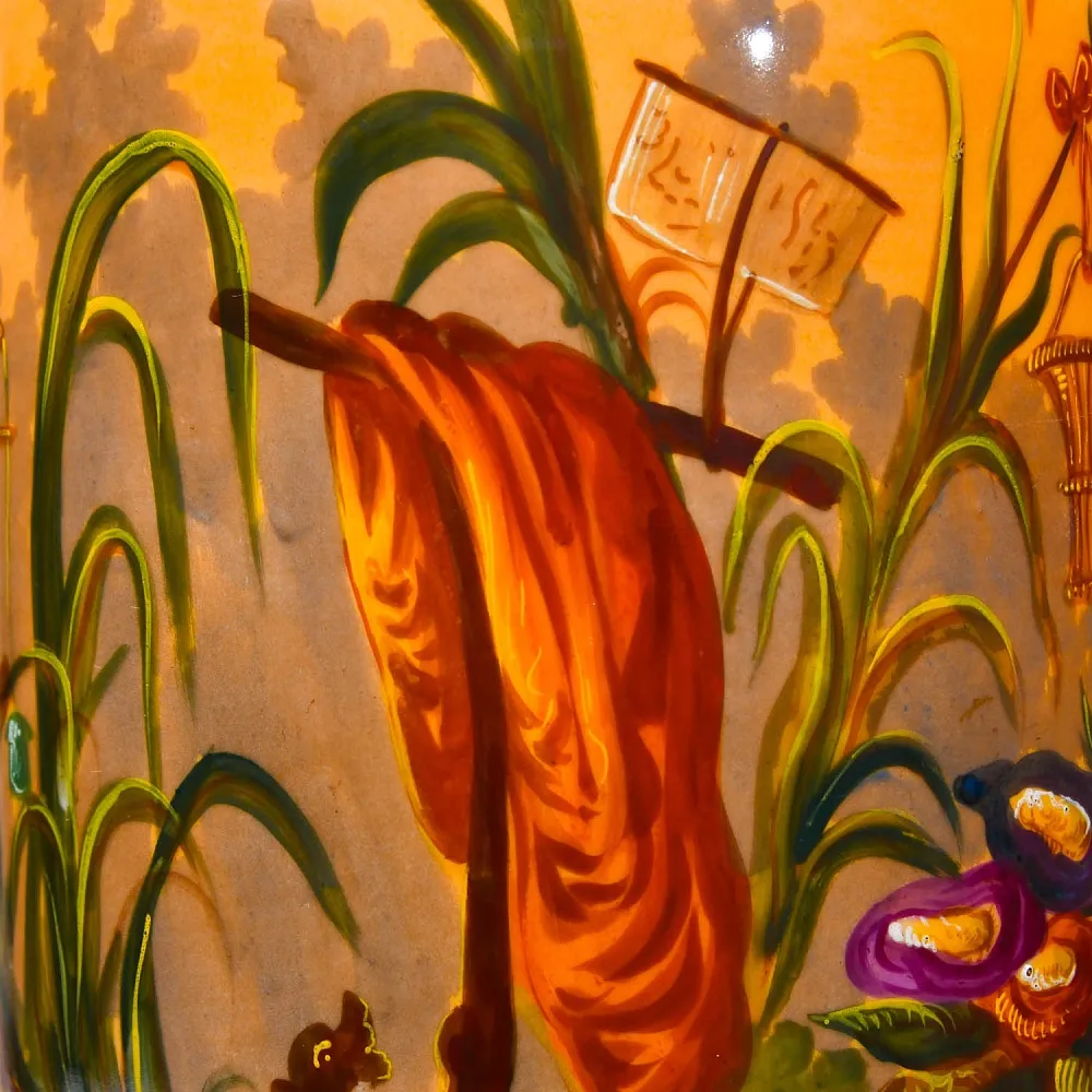 Редкие!!! Большие Антикварные Парные Вазы «Персидские мотивы», Франция VIEUX PARIS.