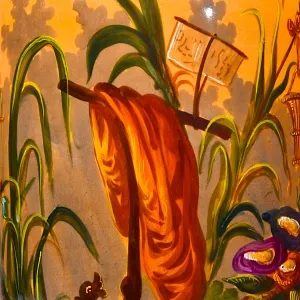 Редкие!!! Большие Антикварные Парные Вазы «Персидские мотивы», Франция VIEUX PARIS.