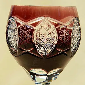 Набор 6-ть Хрустальных Бокалов для вина «Amsterdam» Германия, 70-е гг.