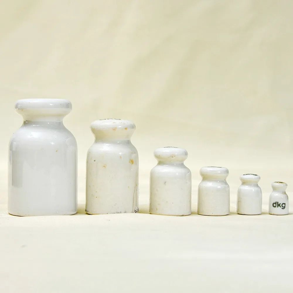 Редкость!!! Антикварный Набор Фарфоровых Гирь для Кухонных весов, Германия -1910 год.