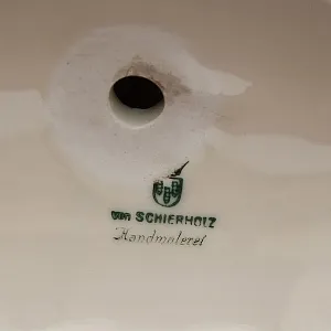 Подсвечник «Путти» Фарфор - Von Schierholz - Германия 1930-1950 годы ХХ века.