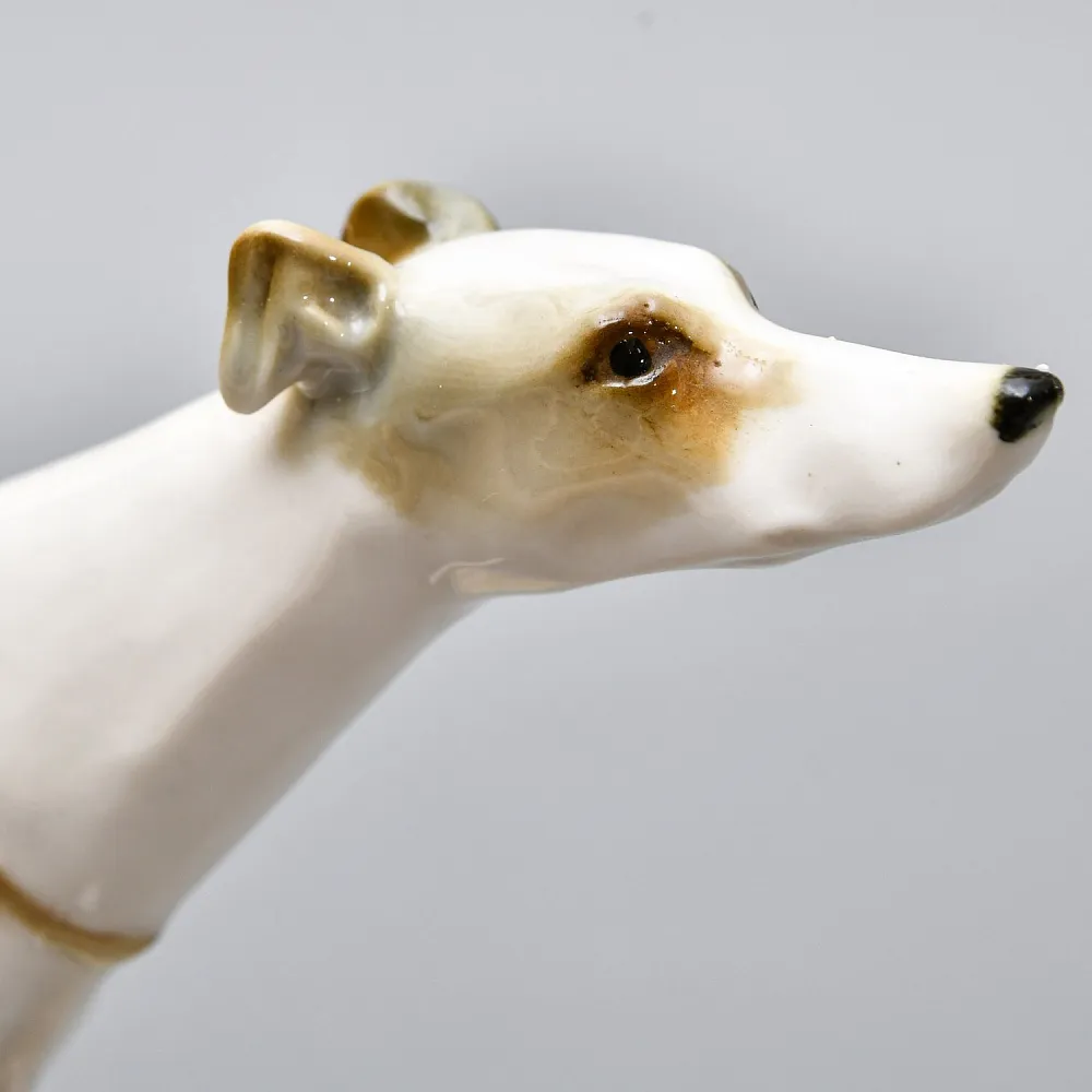 Коллекционная Фарфоровая статуэтка «Девушка с собаками - левретками», Hutschenreuther Германия.