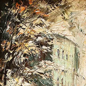 Картина - Городской Пейзаж «Старая Москва», Холст, Масло. Россия 2010 год.