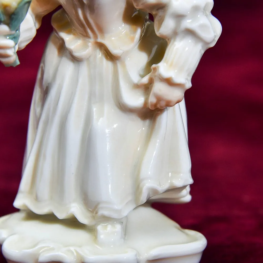 Парные Фарфоровые Статуэтки «Дети - Цветы для Мамы», Карл Энс / Karl Ens, Германия, 30-е гг.