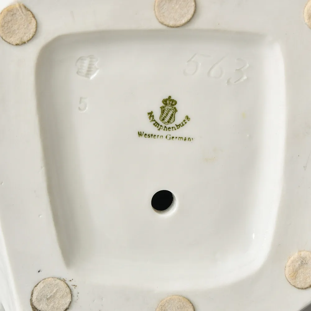 Редкость! Большая Фарфоровая статуэтка «Птица. Филин», Nymphenburg  Германия, 1949 - 1975 годы.