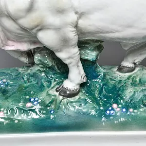 Редкость! Очень Большая Фарфоровая статуэтка «ПОХИЩЕНИЕ ЕВРОПЫ», Karl Ens Германия, начало ХХ века. 