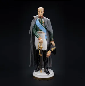 Коллекционная Авторская Статуэтка «Генералы Отечественной Войны 1812 года - Барклай де Толли М.Б.», фарфор, Россия.