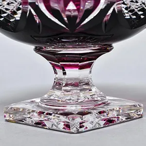 Редкость!!! Роскошная Фруктовница - Хрустальная Ваза на ноге, VAL SAINT LAMBERT, Бельгия -60 гг.