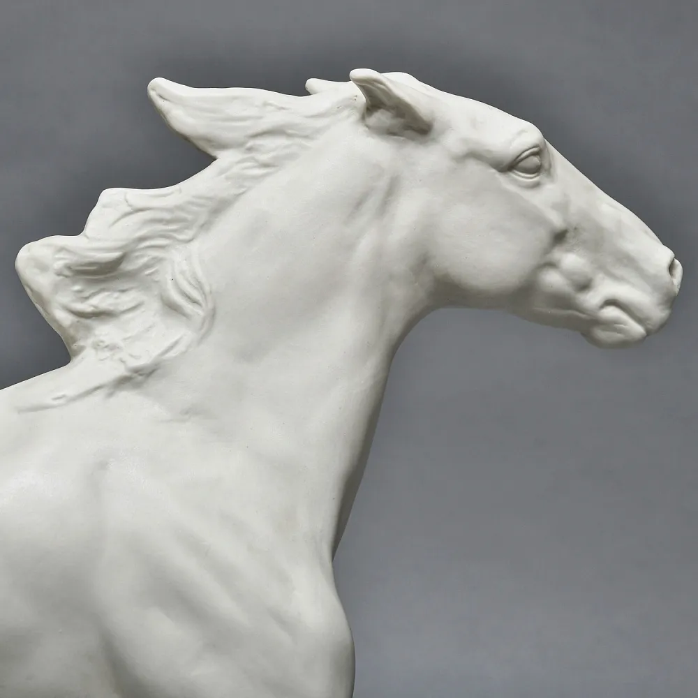 Редкость! Бисквитный Фарфор - Большая Статуэтка «Бегущий конь», ROSENTHAL Германия.