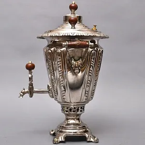 Старинный Угольный Самовар на 5 литров, СССР - 50 -е годы ХХ века. 